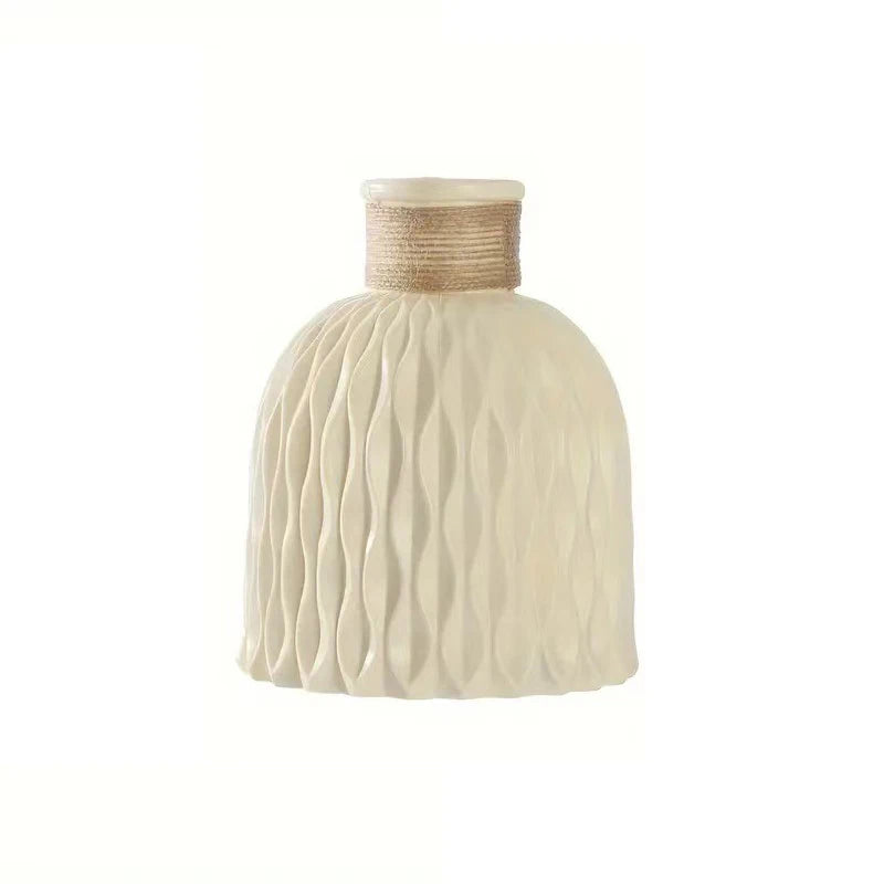 Plastic Flower Vase, Faux Ceramic Vase For Home Decoration
