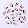 Gothic Bat Press-On Nails | 24pcs Reusable Acrylic | Halloween & Everyday