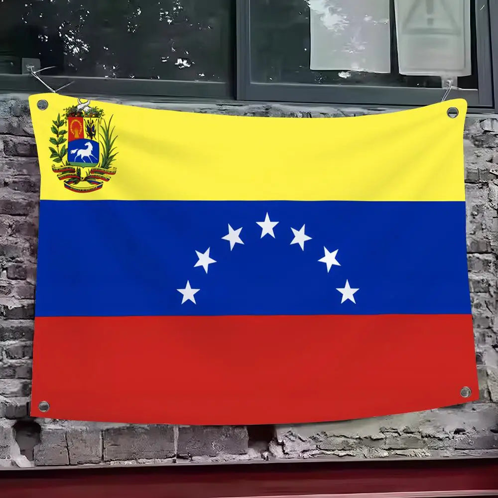 1954 7 Stars Ve Ven Venezuela Flags Custom Wall Hanging Background Art Banner for Bedroom Home Living Room Outdoor Decor