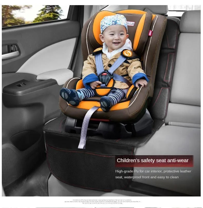 Car Seat Cover Protector For Child Universal Safety Rear Seat Pad ISOFIX Protection Mat Kids Baby Blanket Cushion Accessories