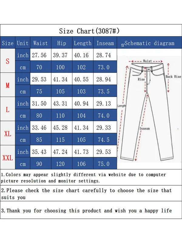 Women's Jeans Denim Pants Wide Leg Vintage Distressed Ripped Trousers