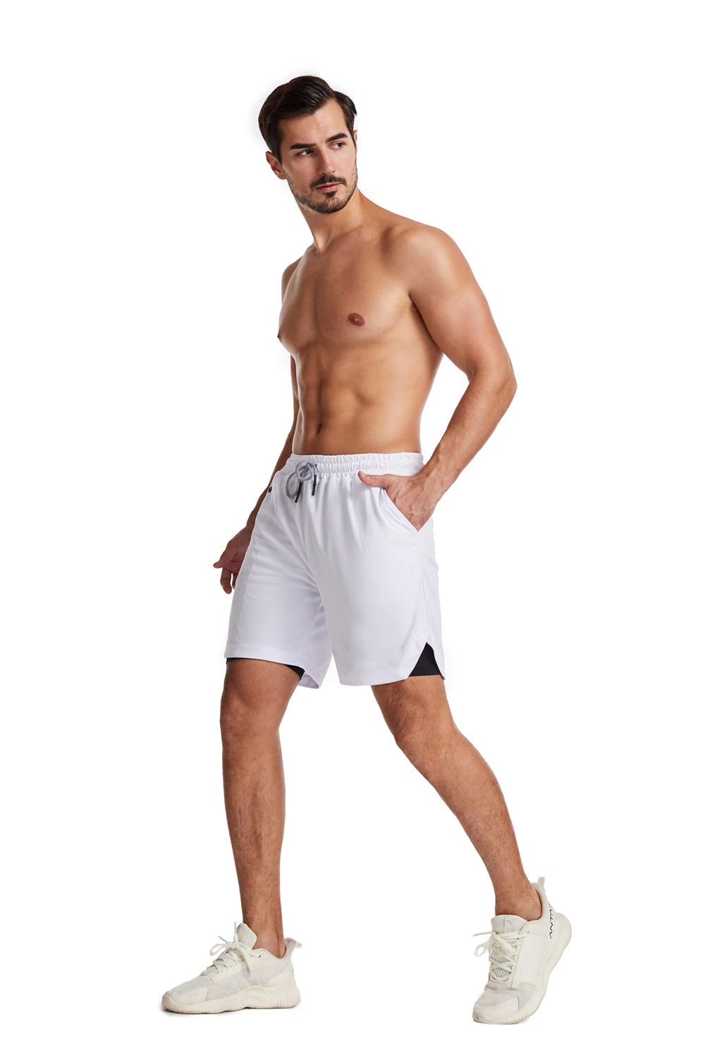 2025 Newest Running Shorts Men 2 in 1 Training Gym Shorts Fitness Men Joggers Jogging Summer Sports Shorts Workout Short Pants