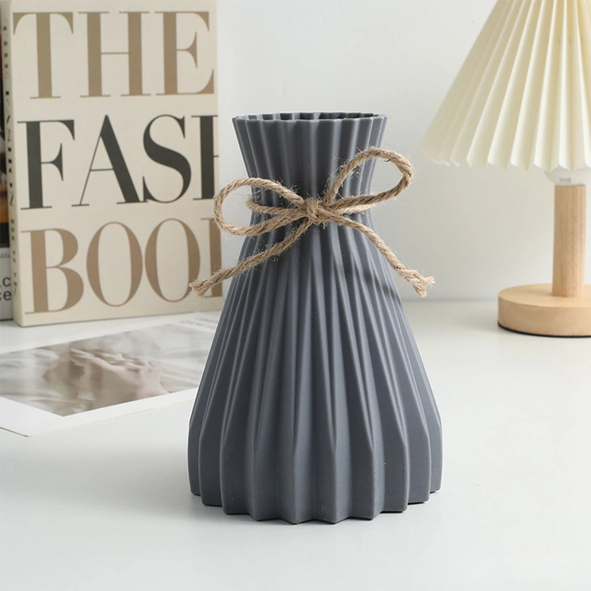 1PC Water Ripple Plastic Vase