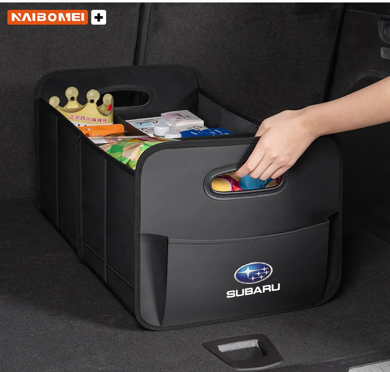 For Subaru STI Brz Wrx Xv Ascent Forester Outback Impreza Legacy Car Trunk Foldable Storage Box Large Capacity Storage Bag