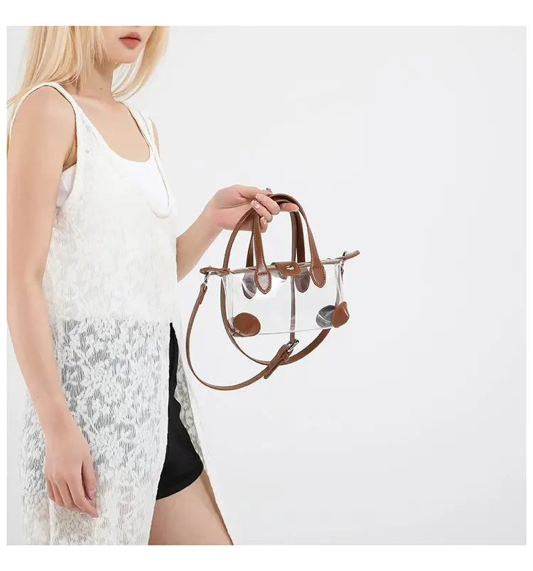High-End Luxury Brand Leather Ladies Handbag Famous Designer Fashionable Elegant Commuter Vintage Daily Bag