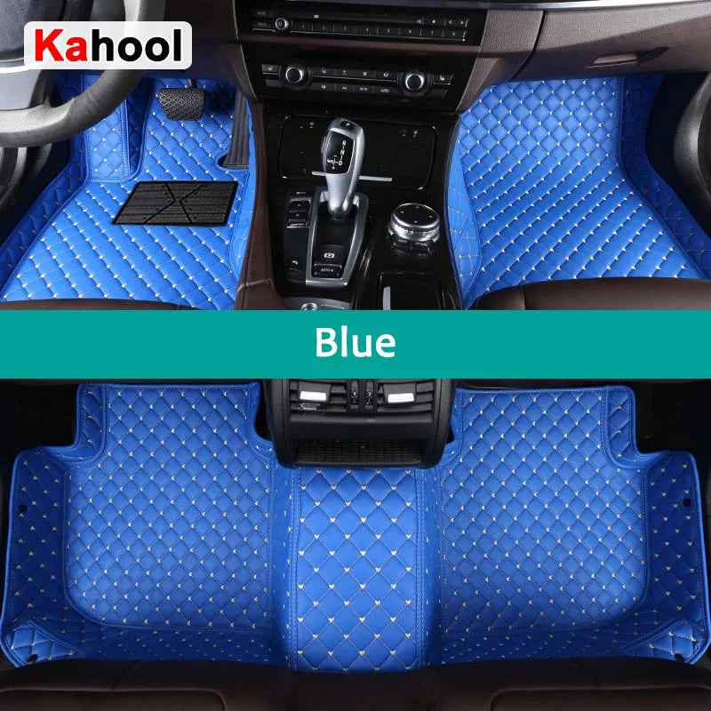 KAHOOL Custom Car Floor Mats For Subaru XV Crosstrek Auto Carpets Foot Coche Accessorie