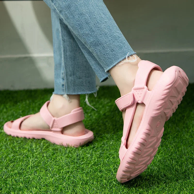 New Fashion Platform Sport Casual Flat Sandals Non-slip Outdoor Beach Sandalias Chaussure Femme