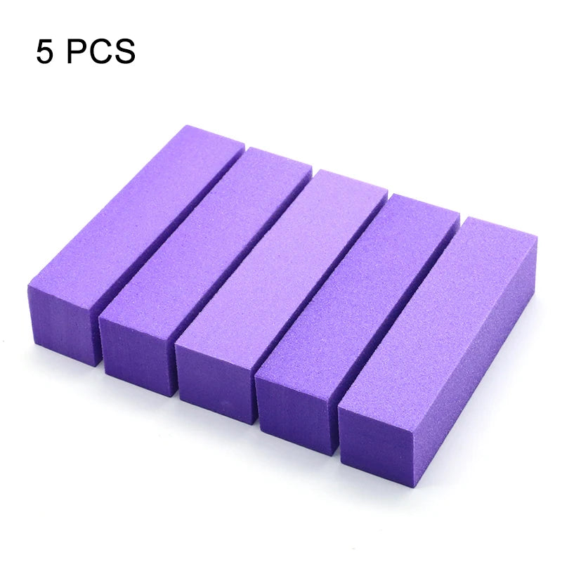 Nails Buffer Grind Buffing Block pink Nail File For Pedicure Manicure Care Nail Art Sponge Buffer Polish Nail accessories Tools
