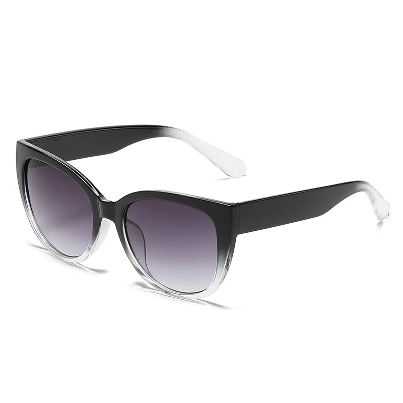 Fashion Cat Eye Sunglasses Women Brand Desginer Sun Glasses Gradient Simple Wide Leg Design Unisex Cateye Female Shades UV400