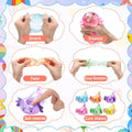 Axolotl Squishy Toy Cute Slow Rising Fidget Toy Soft Squeeze Sensory Toy for Kids and Adults Stress Ball for Anxiety and Focus