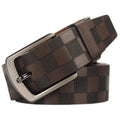 Pin Buckle Belt for Men Famous Brand Business Belt Men Genuine Leather Waist Straps Black Brown Male Jeans Belts Luxury Designer