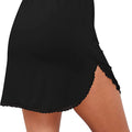 Women Half Slips Underskirt Adjustable Waist Fashion Short Mini Skirts Floral Lace Curved Half Slip