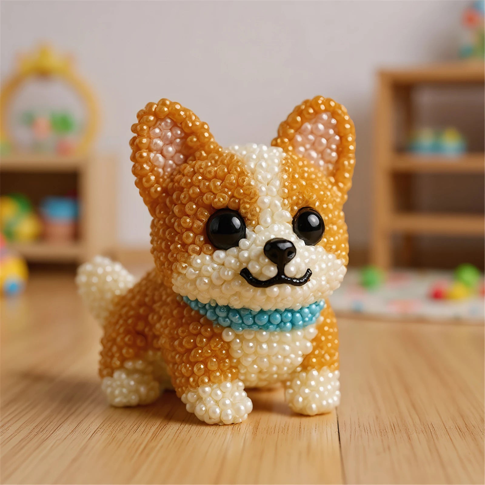 3D Animals Bead Craft Kit 3D Animal Dog Shape Bead Embroidery Set for Crafting Enthusiasts Girls Women Teens Adults DIY Gifts