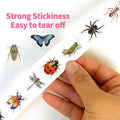 500PCS Creative Insect Roll Stickers Decorative Phone Cases, Notebook DIY Waterproof Stickers