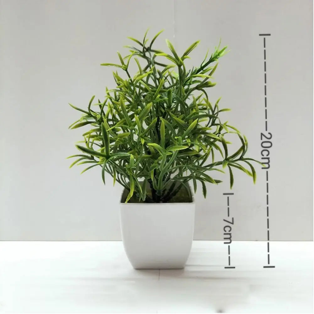 False Plants With Pot Potted Flowers Table Pulp Pot Garden Outdoor Decor