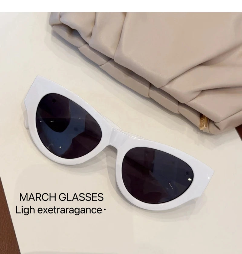 Fashion Women Sunglasses Luxury Retro Sun Glasses Cat Eye Eyewear for Men Gafas De Sol Hombre  Oculos De Sol Masculino 2025