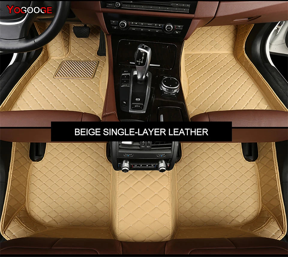 YOGOOGE Custom Car Floor Mats For Subaru Forester 2002-2023 Auto Carpets Foot Coche Accessorie