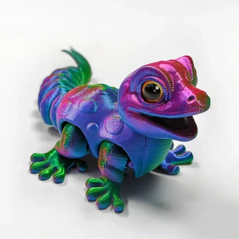 3D Printed Multi-joint Movable Animals Model Kid Toys Cute Relief Sensory Toy Funny Home Accessories Kids Gift Desktop Ornament