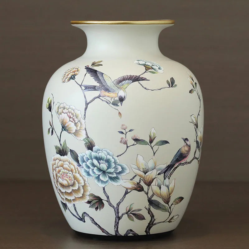 American Style Ceramic Vase Dining Table Entrance Tea Table Decoration Modern And Simple European Style French Creative Crafts