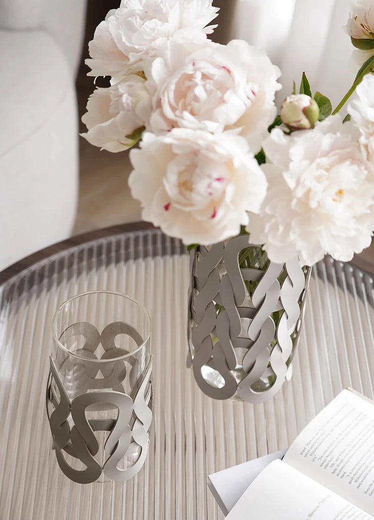 Glass Vases Decoration Aesthetic Flower Vase