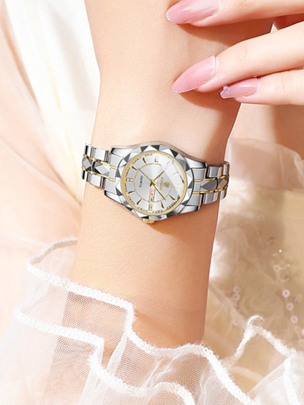 BINBONG Women Watches Luxury Fashion Ladies Quartz Watch Waterproof Luminous Date Stainless Wristwatch Girlfriend Lovers Gift