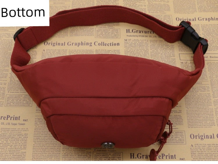 Unisex Waist Bag Multi-Functional Large Capacity Water Repellent Outdoor Sports Mobile Phone Wallet Oxford Cloth Cashier Bag