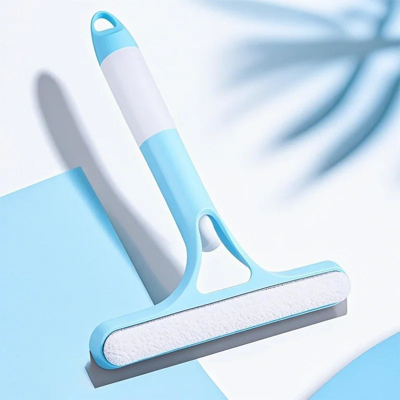 Simple Spray & Squeegee Glass Cleaner, 22x3cm. Streak-Free, for Home, Office, Easy to Use