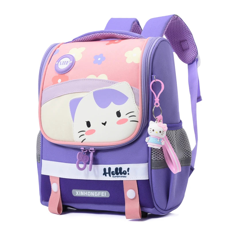 Shark Backpack Boys for Kids Girl Kitten Bookbag for Primary School Bags Travel Back Pack