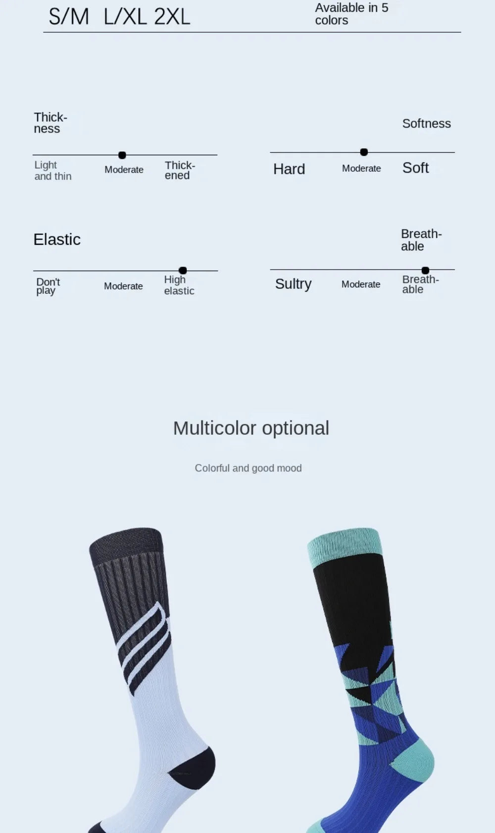 3 Pairs Breathable Mesh Athletic Terry Socks Cushioned Moisture-managing and Durable Reduces Foot for Running Hiking & Sports