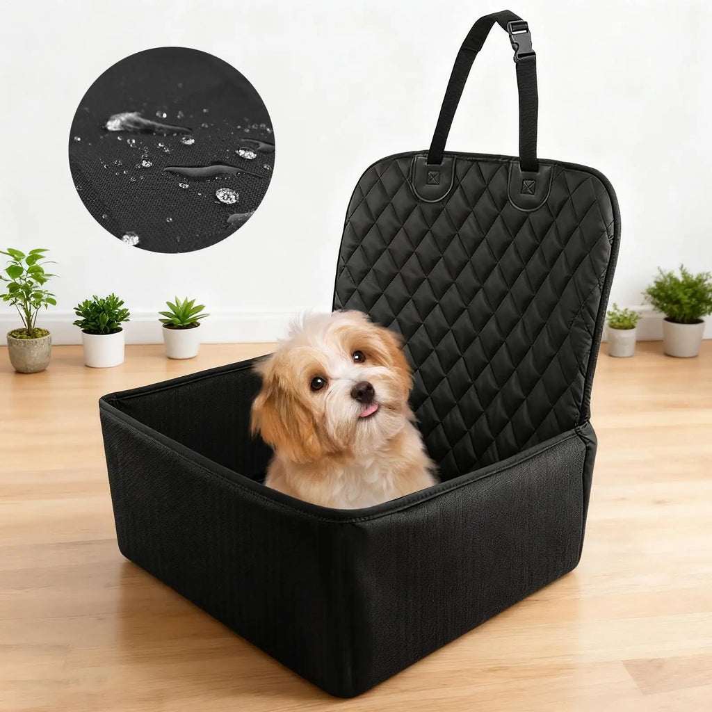 Car Seat for Dogs Large Waterproof Pet Seat Cover for Cars Booster Cushion Protector Carrier for Bed Barrier Backseat Truck Cat