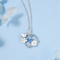 925 Sterling Silver Shell Flower Heart Charm Necklaces amp; Pendants Choker Necklace For Women Statement Wedding Party Jewelry
