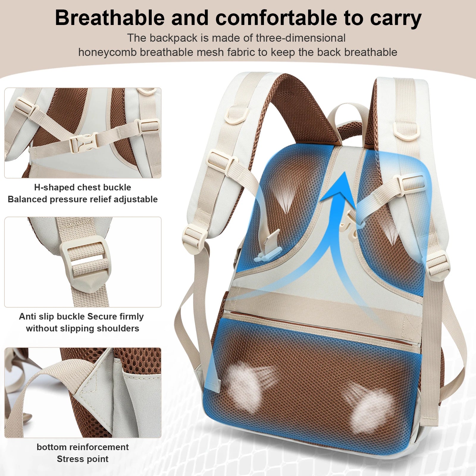 Men's backpacks, travel bags, laptop bags,，suitable for both men and women，High School Bags Teen College Student Backpack