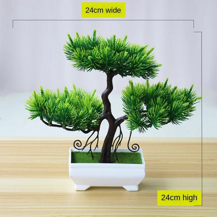 Artificial Plants Potted Bonsai