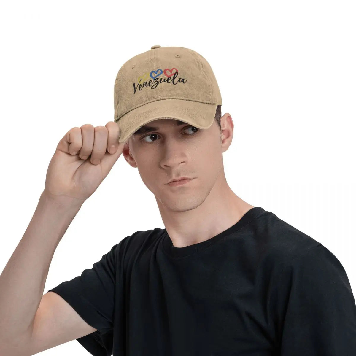 Vintage Venezuela Flag Baseball Cap Men Women Distressed Washed Snapback Hat Venezuelan Sandwich Outdoor Running Golf Caps Hat