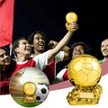 15/20/25cm Soccer Trophy Golden Ball Golden Ballon Football Excellent Player Award Competition Honor Reward Spherical Trophy