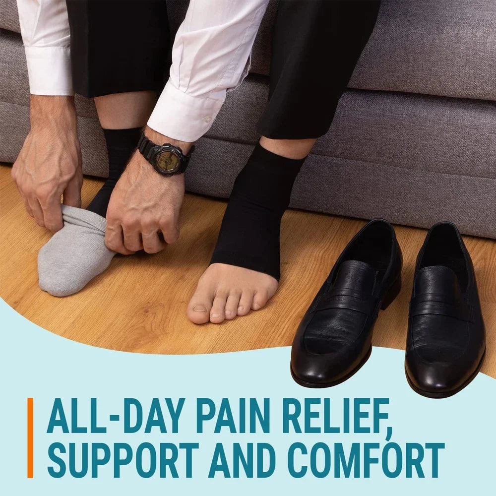 1Pair Neuropathy Socks for Women and Men,Soothe Compression Socks for Neuropathy Pain,Ankle Brace Plantar Fasciitis Socks
