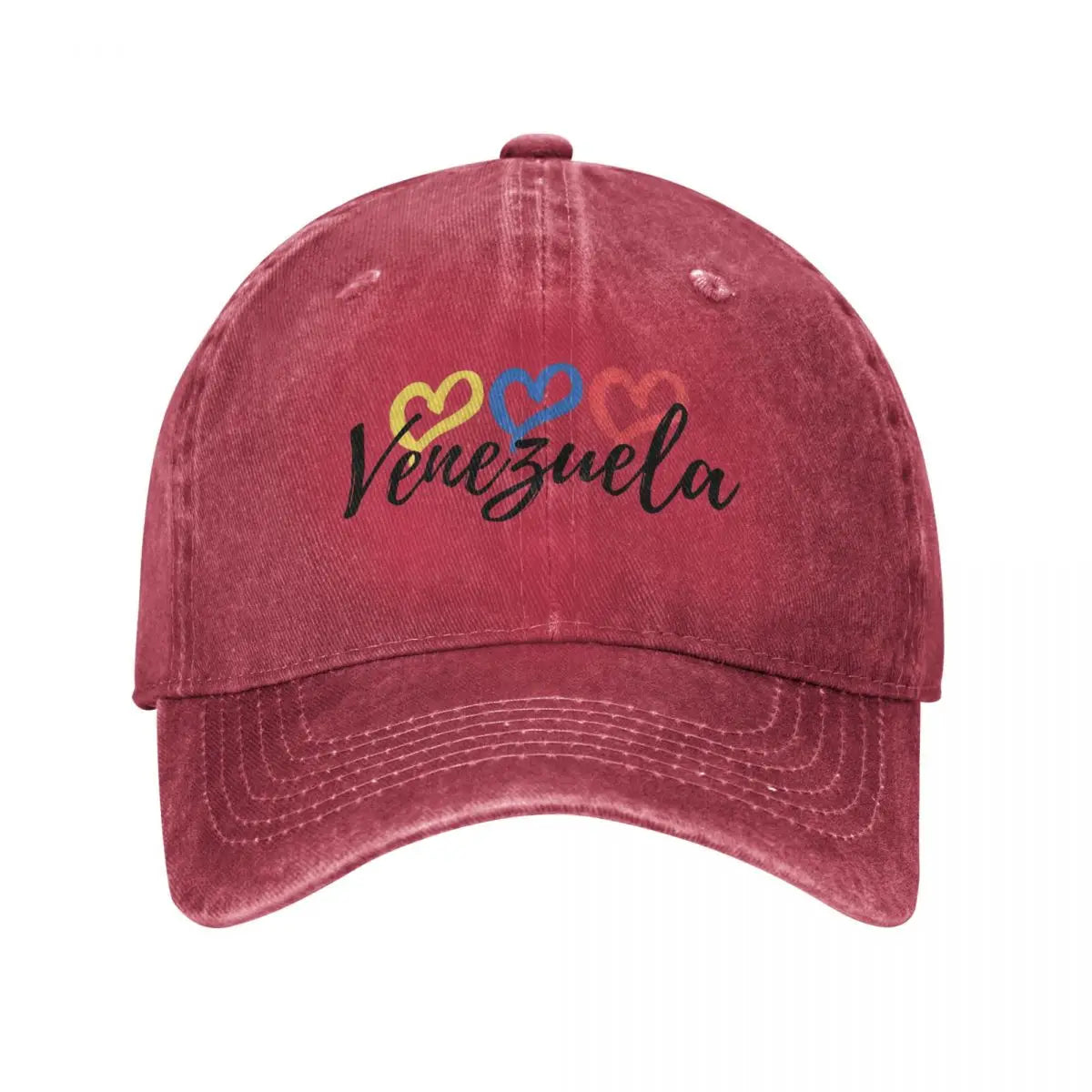 Vintage Venezuela Flag Baseball Cap Men Women Distressed Washed Snapback Hat Venezuelan Sandwich Outdoor Running Golf Caps Hat