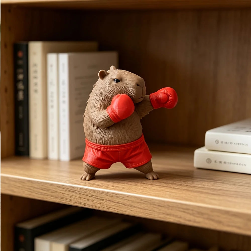 Cute Capybara Ornament, Desktop Office Decoration, Car Decor, Creative Animal Model, Collectible Figurines, Car Ornament