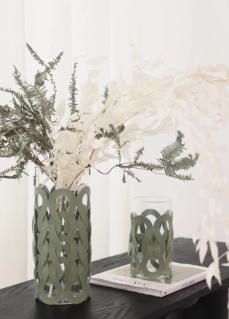 Glass Vases Decoration Aesthetic Flower Vase