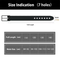 Maikun Genuine Leather Men's Belt Large Size Casual Belt   Alloy Pin Buckle Business Suit Belt Father's Day Present Gift