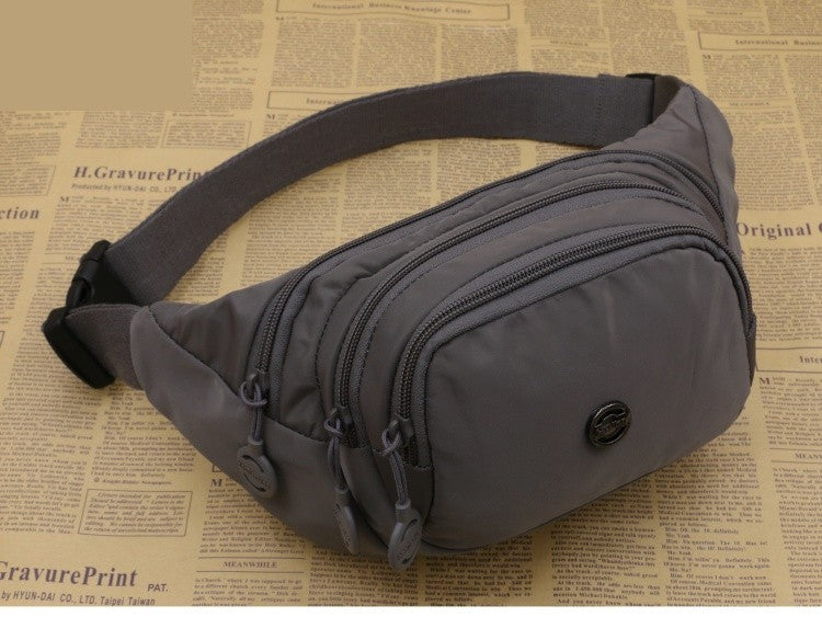 Unisex Waist Bag Multi-Functional Large Capacity Water Repellent Outdoor Sports Mobile Phone Wallet Oxford Cloth Cashier Bag