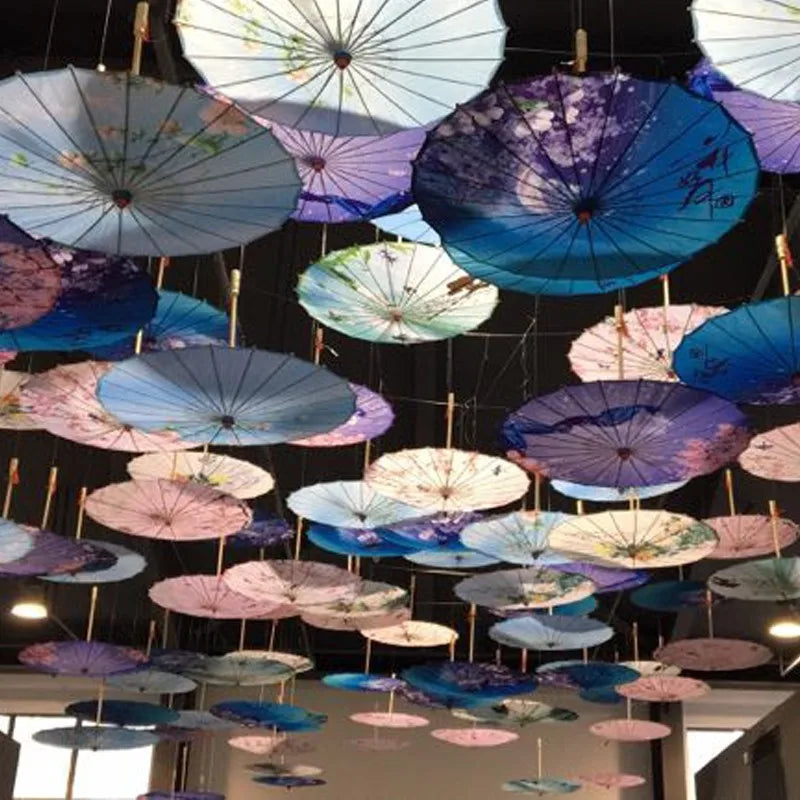 Hot Selling Ancient Style Umbrellas Scenic Chinese Style Ceiling Decoration Umbrellas, Hanfu Cosplay Decor