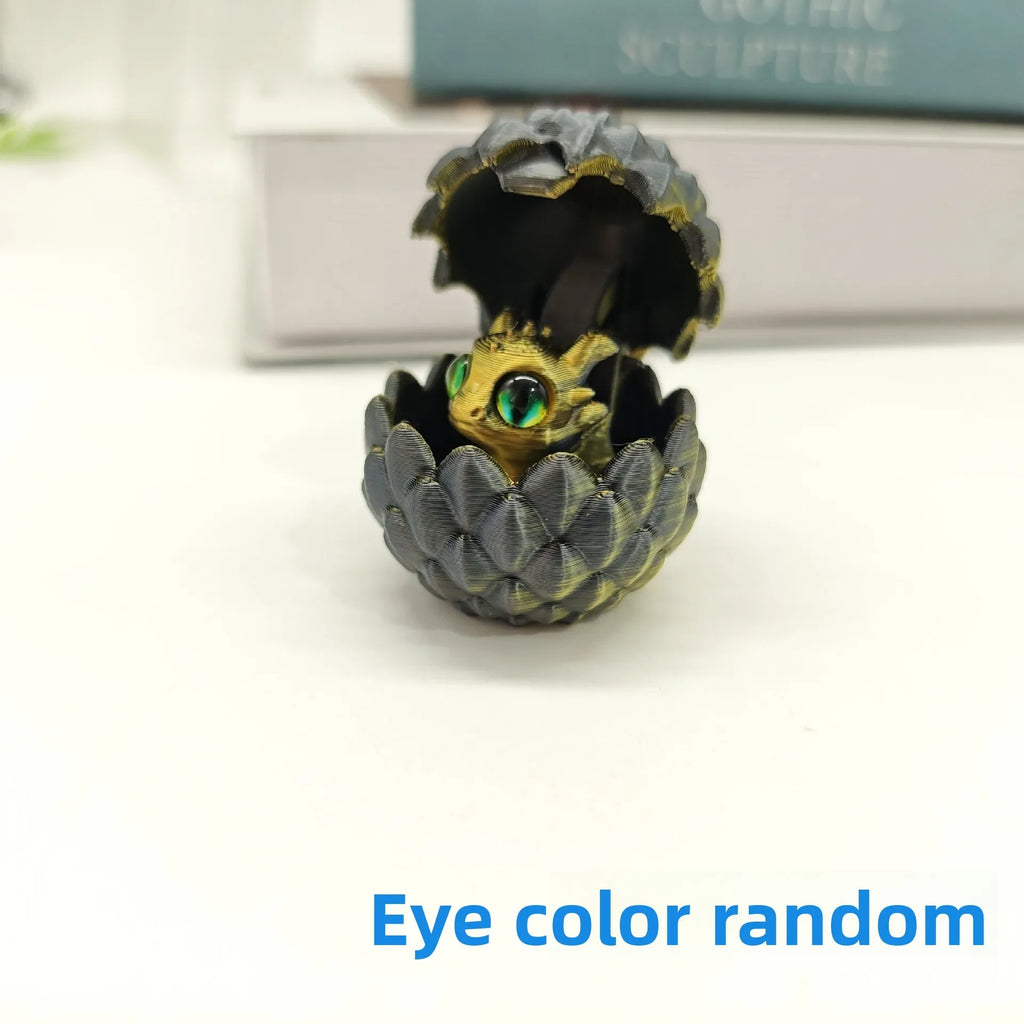 3D Printed Toys Mini Dragon Egg Set Creative Simulations Model Easter Home Decor Kids Gift Cute 3D Printing Design