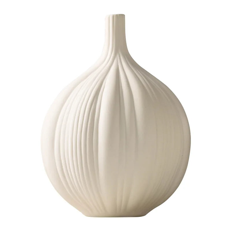 Elegant Ceramic Vase Decoration Dry Flower Arranger