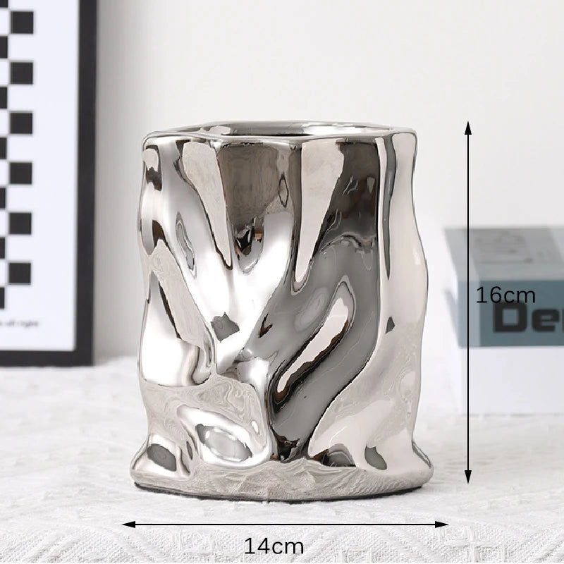 Nordic Ceramic Irregular Vase