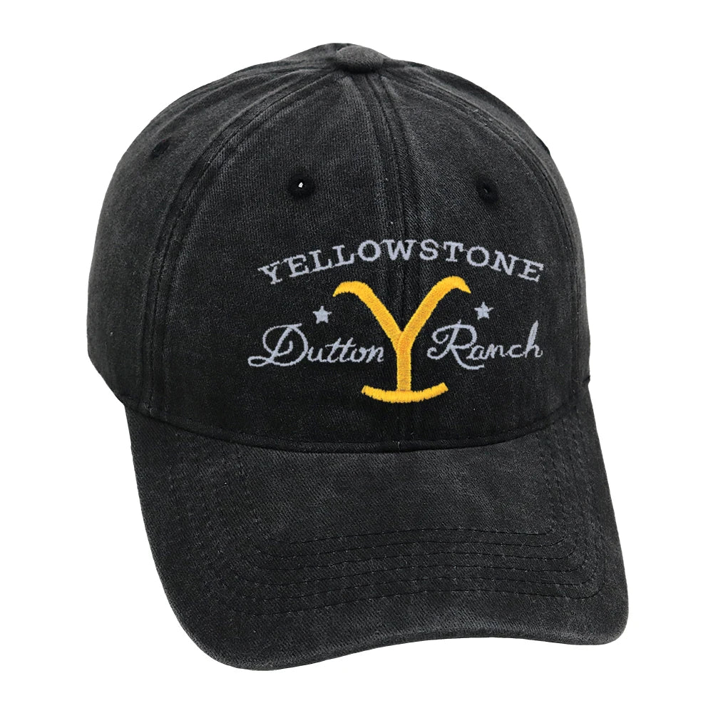 Yellowstone Dutton Ranch Baseball Cap Embroidery Cowgirl Dad Hat Men Summer Casual Farm Hat Unisex