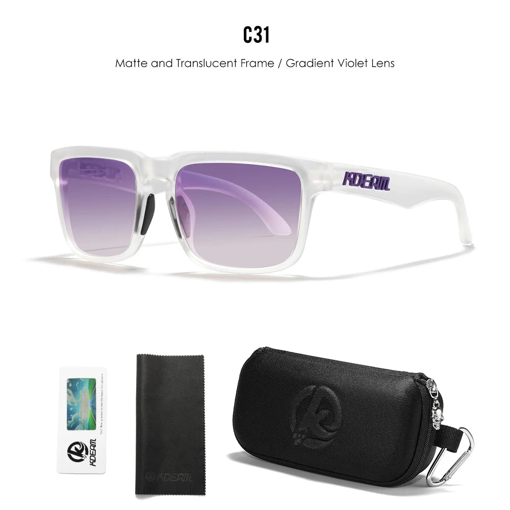 KDEAM Men's Square Sunglasses