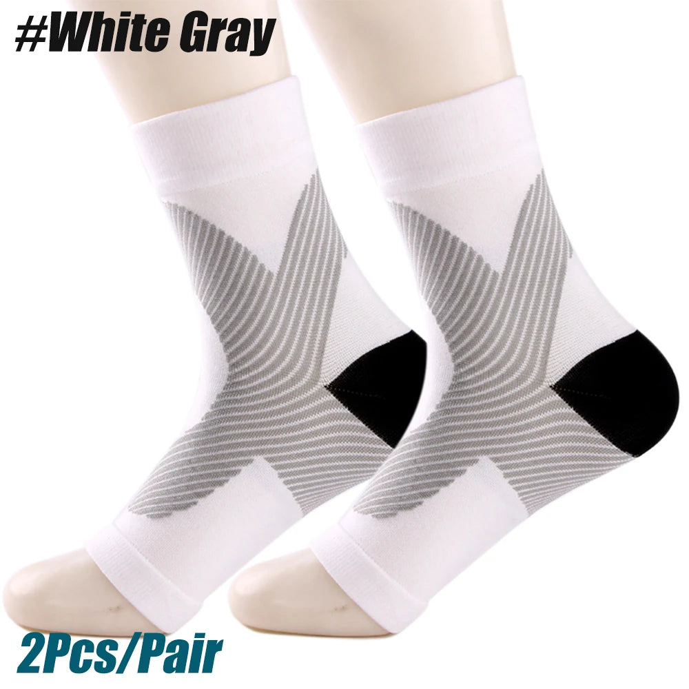 1 Pair Nano Socks Neuropathy Socks Compression Sleeve For Ankle For Swelling,Plantar Fasciitis,Sprain, Neuropathy, For Women/Men