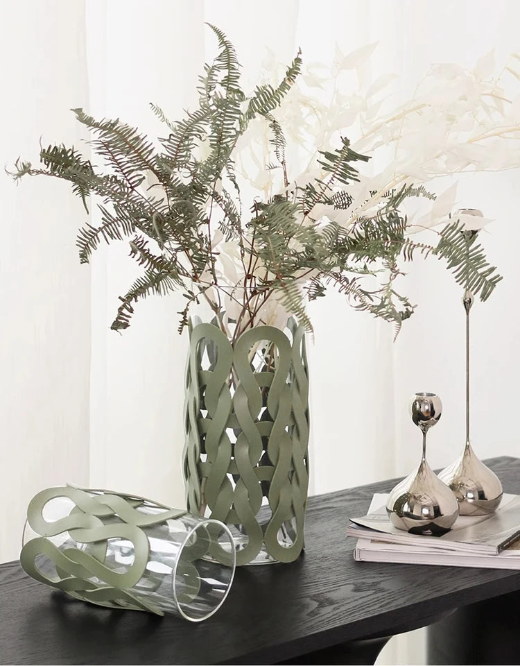 Glass Vases Decoration Aesthetic Flower Vase