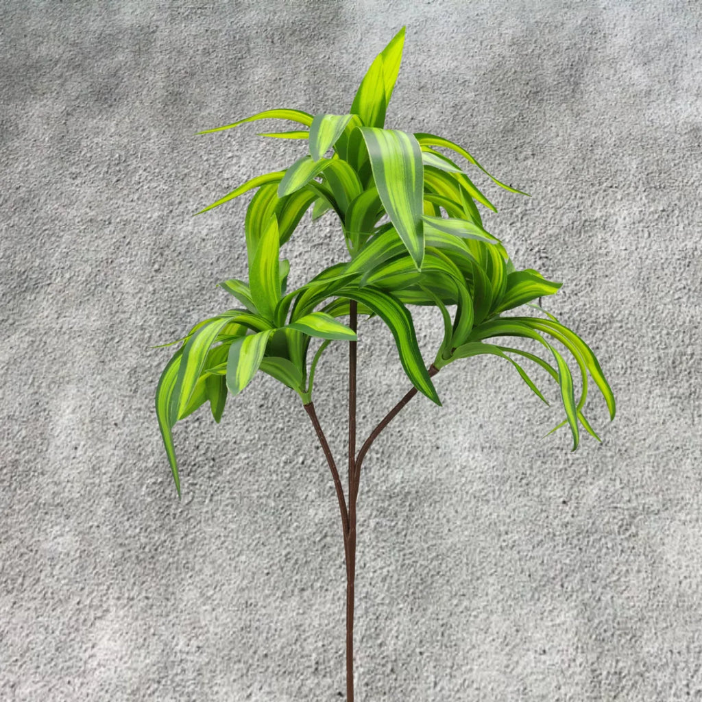 Artificial Palm Plants Tree Plastic Bamboo Branch Tropical Potted Plants